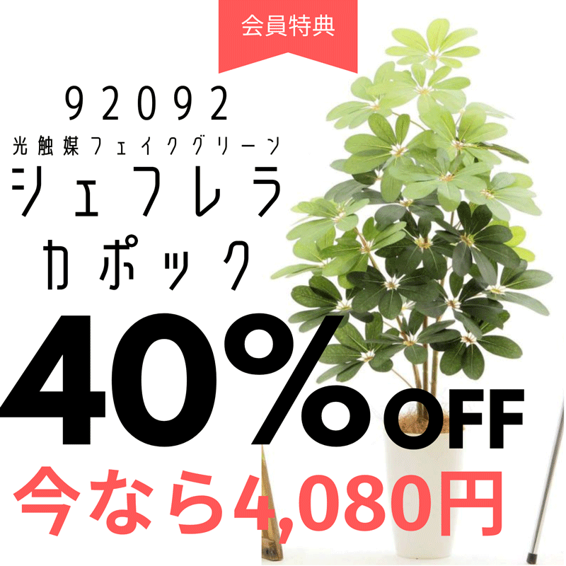光触媒 フェイクグリーン 造花 人工 観葉植物 インテリア グリーン シェフレラ　カポック