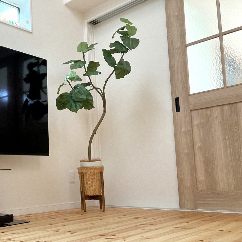 No9266 プレミアム光触媒フェイクグリーン「幹を曲げて、フォルムが