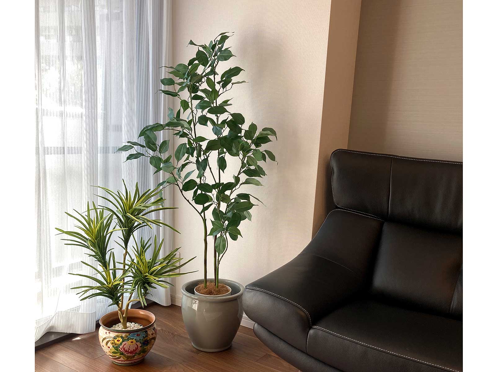 光触媒 フェイクグリーン 造花 人工 観葉植物 高さ120～150cm