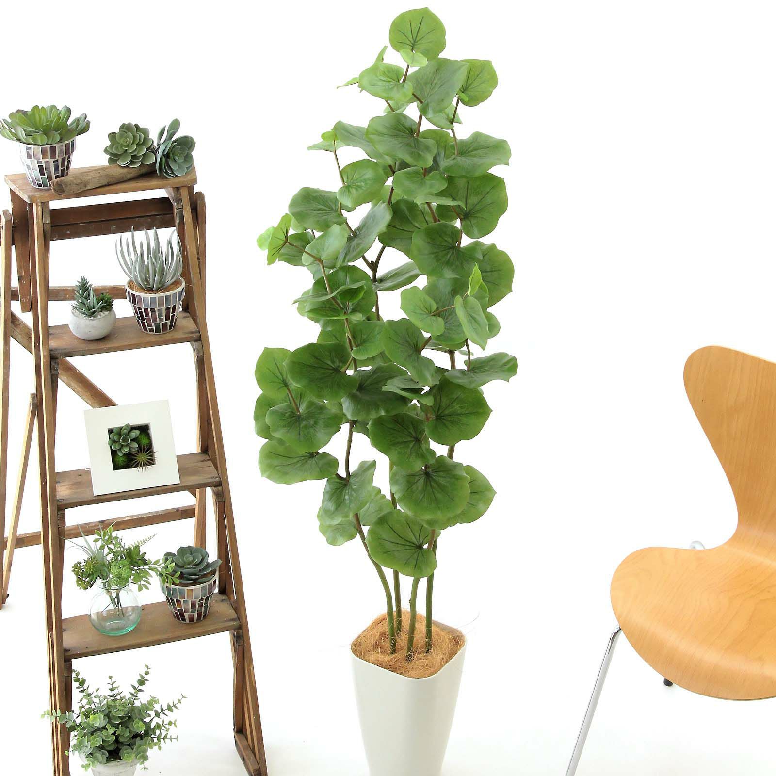 No33 プレミアム光触媒フェイクグリーン デラックス シーグレープ 4本立 高さ150cm 幅45cm 奥行45cm 造花ドットコム Zouka Com