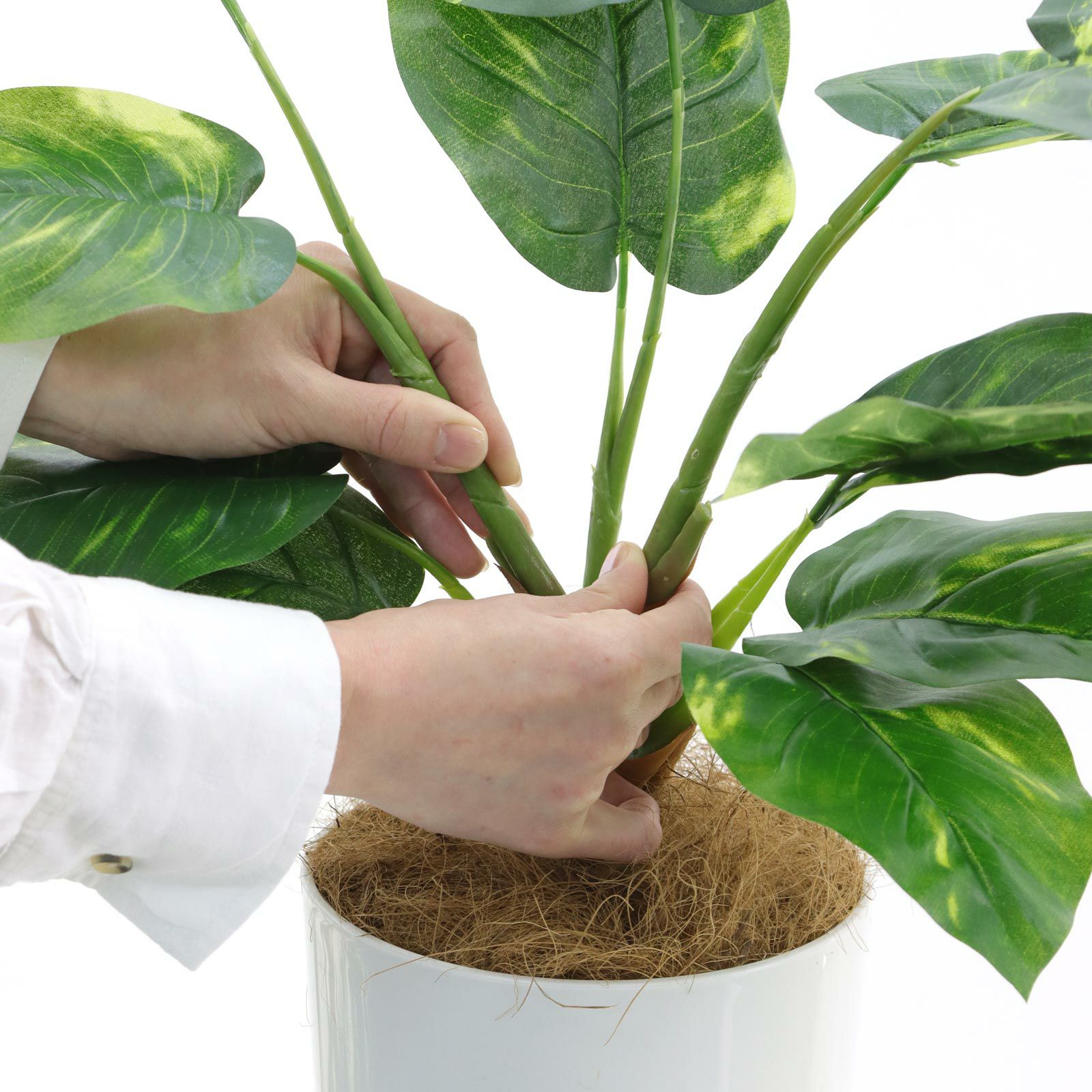 光触媒　人工観葉植物　ウォールグリーン　フェイクグリーン　特大ポトスブッシュ 3 神戸花物語 フェイクグリーン 観葉植物 造花 人工観葉植物