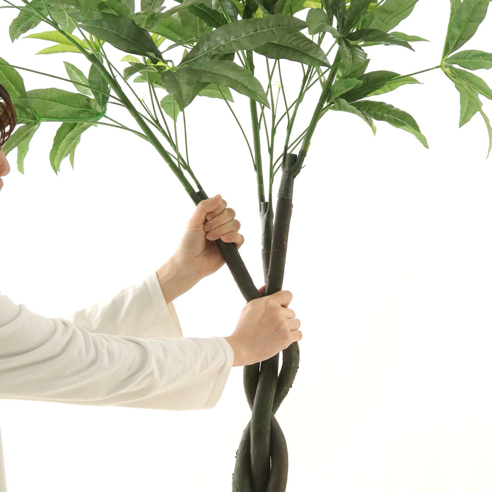 パキラ 2本幹　光触媒　フェイクグリーン観葉植物　大型 楽天市場】月間優良SHOP最大50%P還元P37C500レビュー特典