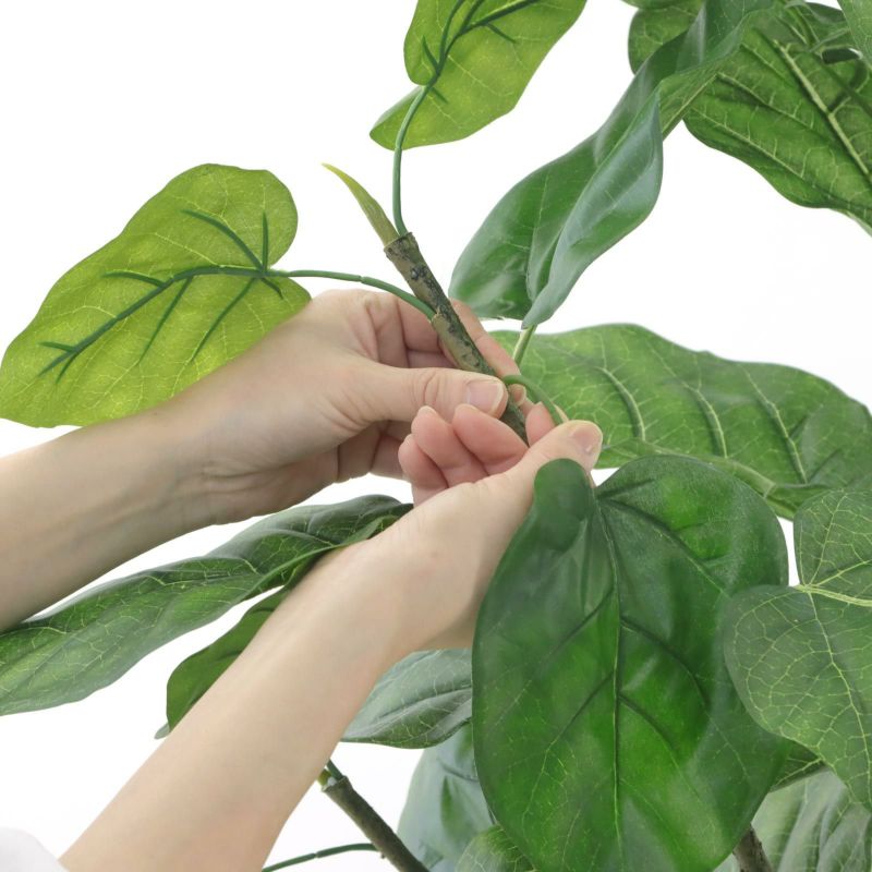 No9267 プレミアム光触媒フェイクグリーン「広がる葉 × ボリューム満点