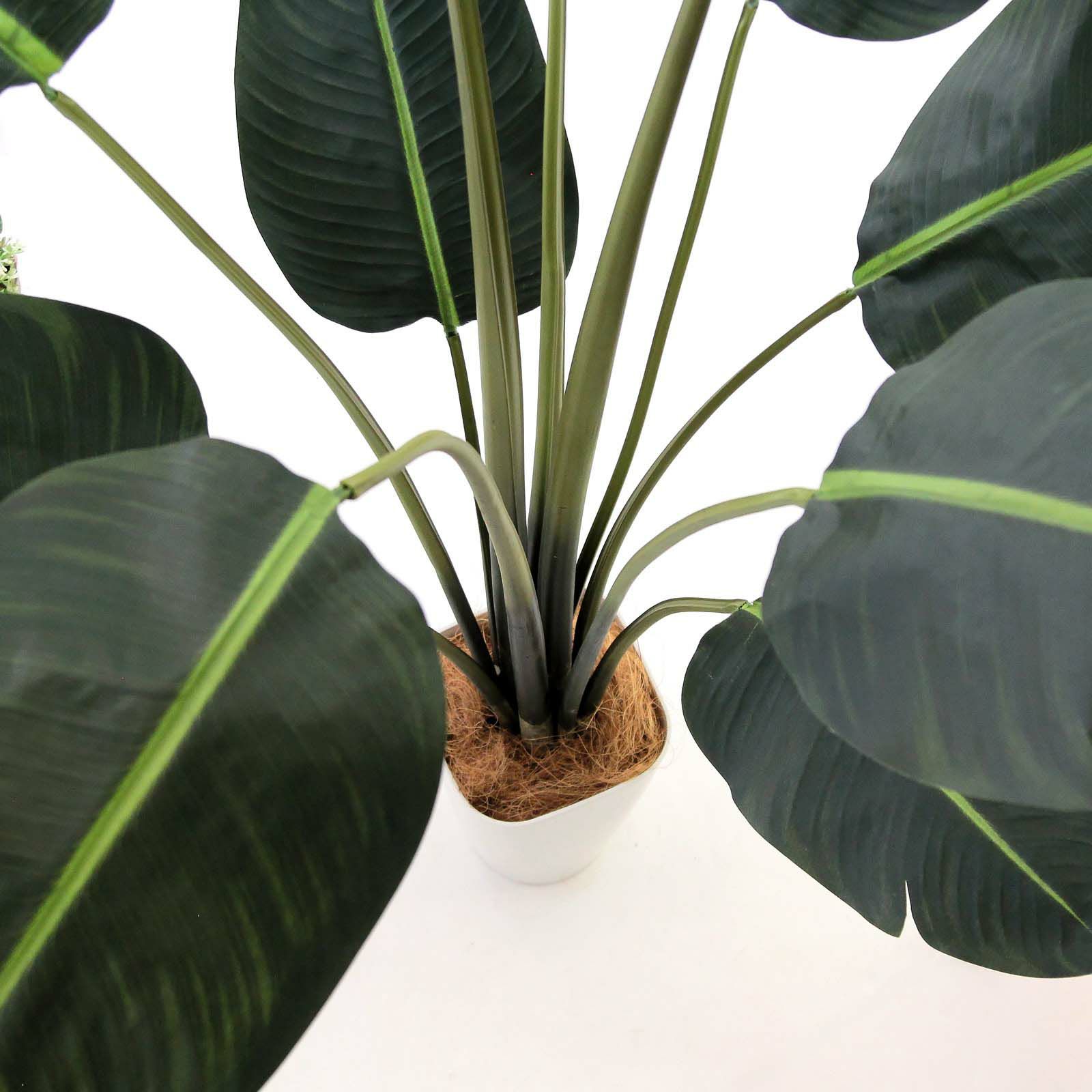 光触媒　人工観葉植物　フェイクグリーン　ストレリチアオーガスタMIX No9299 プレミアム光触媒フェイクグリーン 「大きく広がる葉 × スラリ