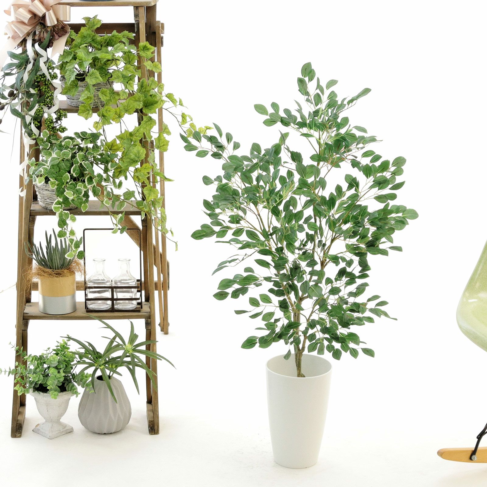 No8419 プレミアム光触媒フェイクグリーン フィカス ベンジャミン 高さ90cm 幅65cm 奥行60cm 造花ドットコム Zouka Com No8419 プレミアム光触媒フェイクグリーン フィカス ベンジャミン 高さ90cm 幅65cm 奥行60cm 造花ドットコム Zouka Com
