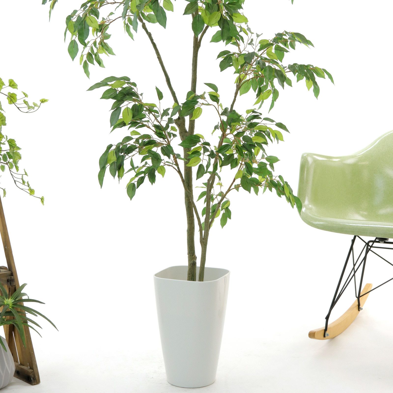 No8415 プレミアム光触媒フェイクグリーン 「繊細な葉の重なり