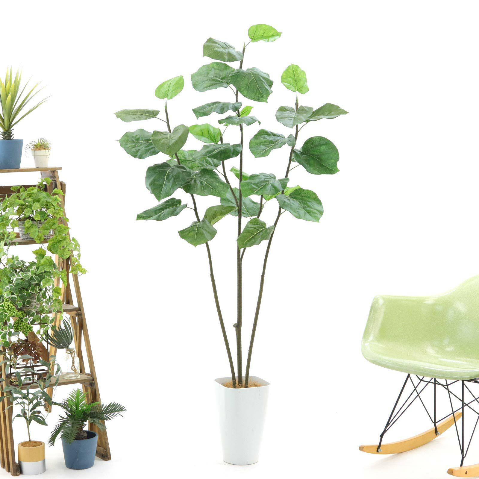 光触媒　人工観葉植物　ウォールグリーン　フェイクグリーン　ウンベラータ18085 光触媒 人工観葉植物 ウォールグリーン フェイクグリーン