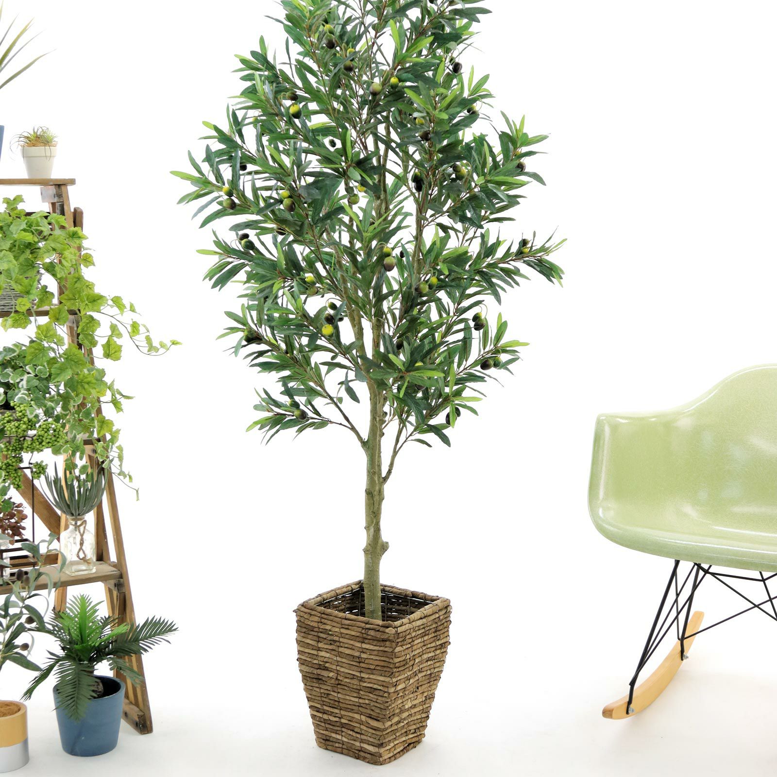 光触媒 人工観葉植物 ウォールグリーン フェイクグリーン ストレチアW1 