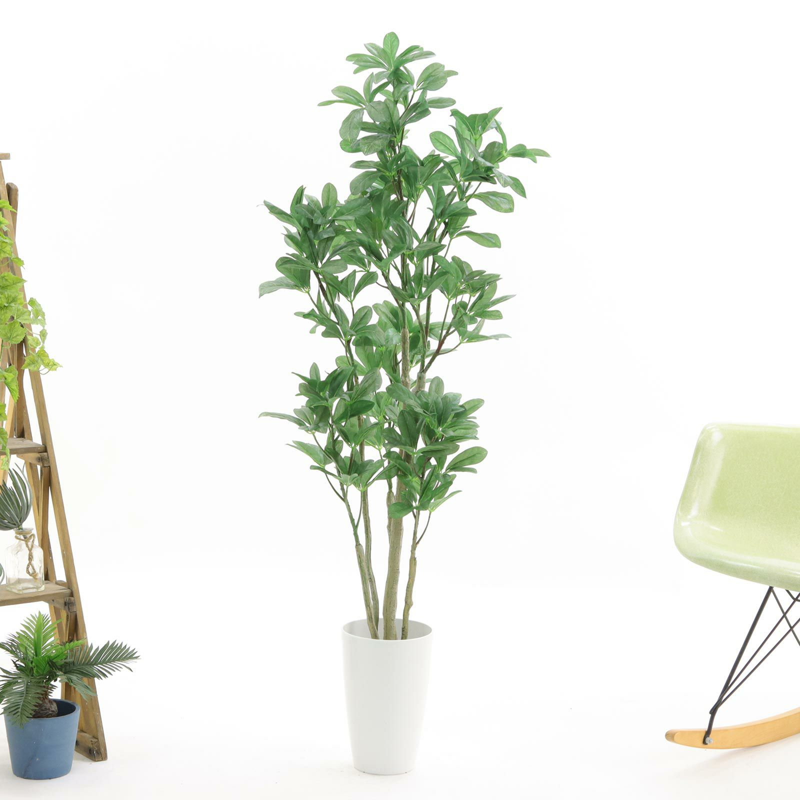 No8433 プレミアム光触媒フェイクグリーン 「丸みのある葉 × ふんわり