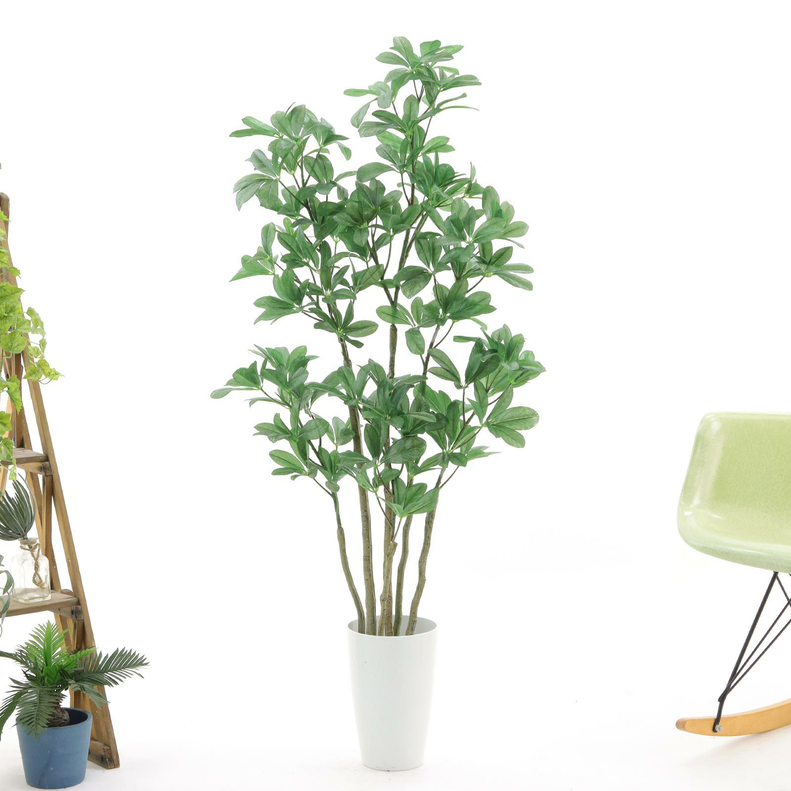 No8433 プレミアム光触媒フェイクグリーン 「丸みのある葉 × ふんわり