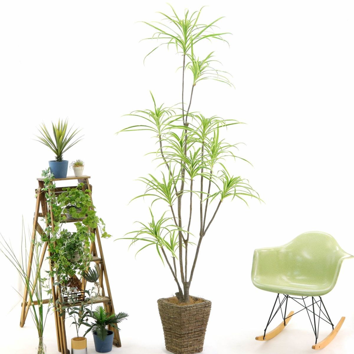 バナナリーフバスケット大 KG5-SRE ヤシの繊維（＋4500円）