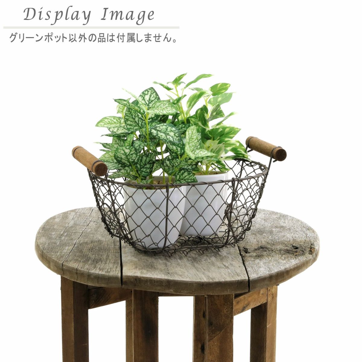 バスケットは付属しません