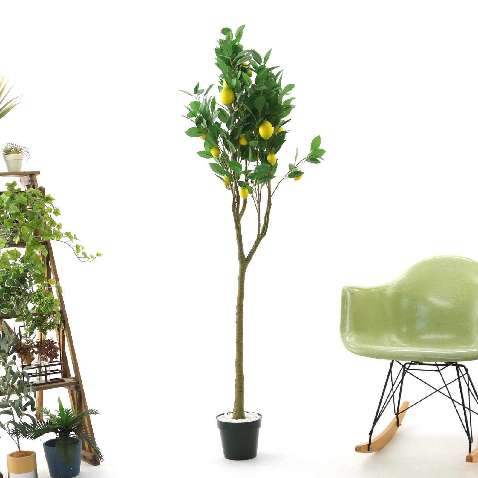 光触媒　人工観葉植物　ウォールグリーン　フェイクグリーン　レモンツリー1.35 光触媒 人工観葉植物 ウォールグリーン フェイクグリーン レモンツリー