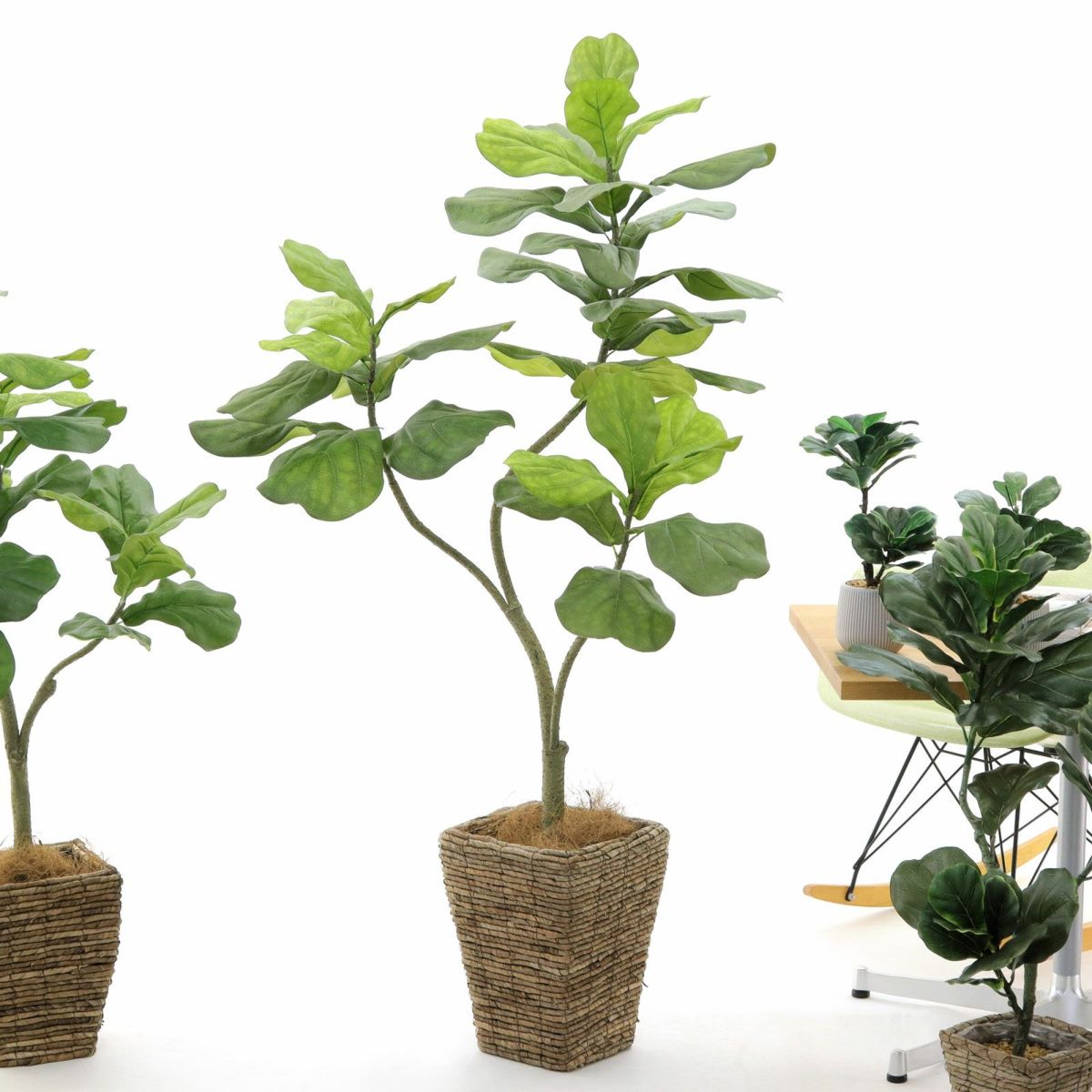 バナナリーフバスケット大 KG5-SRE＋ヤシの繊維（＋4500円）