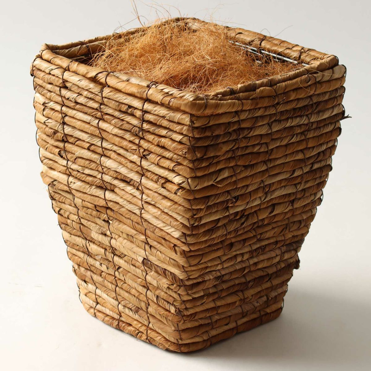 バナナリーフバスケット小 KG4SRE＋ヤシの繊維（+3500円）