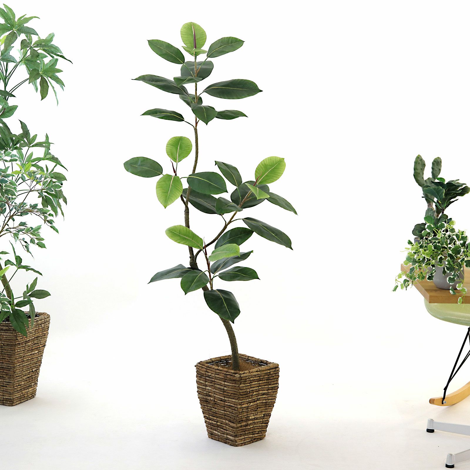 光触媒 フェイクグリーン 幅〜70cm 室内用 観葉植物 造花 おしゃれ インテリアグリーン