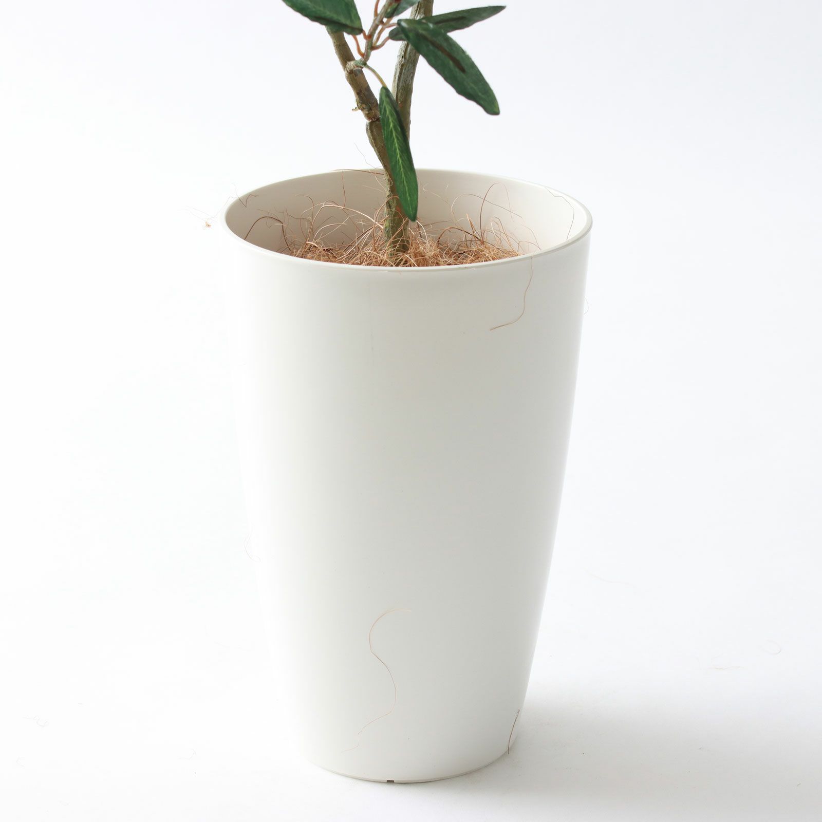 白丸ポット CHIC7丸＋ヤシの繊維（＋1000円）