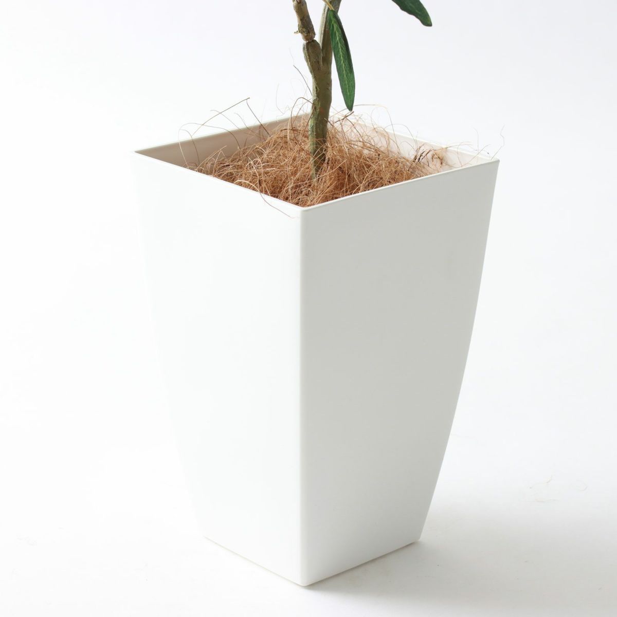 白角ポット CHIC7角＋ヤシの繊維（＋1000円）