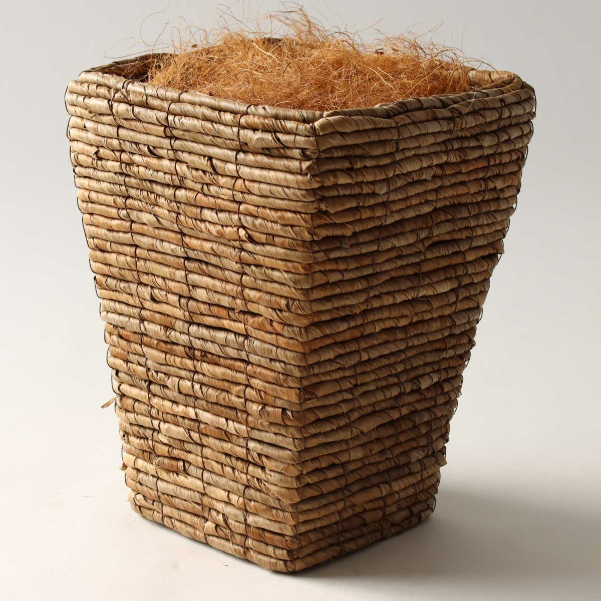 バナナリーフバスケット大 KG5-SRE＋ヤシの繊維（+4500円）